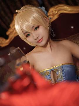 《王の恋》型月十周年Saber红蓝双王礼服C O S P L A Y  [ 编辑 ]_saber十周年礼服 (11)