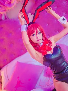 《Love Live》西木野真姬single兔女郎同人 C O S P L A Y_西木野真姬single兔女郎同人 C O S (3)