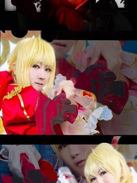 《FateExtra》尼禄转性双人舞会 C O S P L A Y_尼禄转性双人舞会 C O S (2)