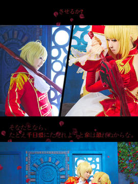 《FateExtra》尼禄转性双人舞会 C O S P L A Y_尼禄转性双人舞会 C O S (5)