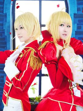 《FateExtra》尼禄转性双人舞会 C O S P L A Y_尼禄转性双人舞会 C O S (7)