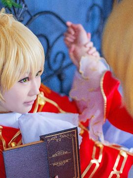 《FateExtra》尼禄转性双人舞会 C O S P L A Y_尼禄转性双人舞会 C O S (8)