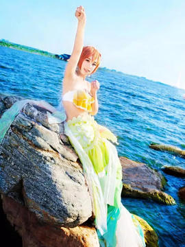 《lovelive》凛喵人鱼觉醒 C O S P L A Y_love live！人鱼觉醒凛喵 (6)