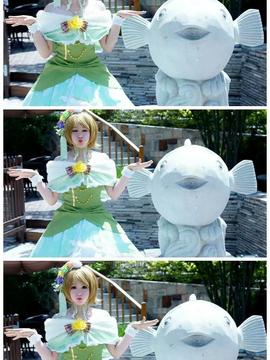 《Love Live!》小泉花阳的舞会觉醒 C O S P L A Y_小泉花阳的舞会觉醒 C O S (1)