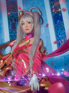 《英雄联盟》情人节限定皮肤甜心宝贝娑娜琴女 C O S P L A Y_情人节限定皮肤甜心宝贝娑娜琴女 C O S (11)