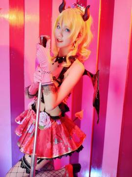 《lovelive！》绚濑绘里小恶魔 C O S P L A Y_绚濑绘里小恶魔觉醒 (2)
