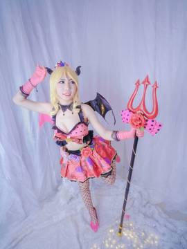 《lovelive！》绚濑绘里小恶魔 C O S P L A Y_丢你一只小恶魔~~~ (8)