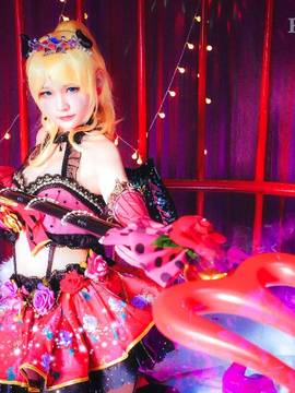 《lovelive！》绚濑绘里小恶魔 C O S P L A Y_绘里小恶魔觉醒cos正片 (6)