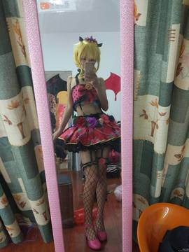 《lovelive！》绚濑绘里小恶魔 C O S P L A Y_在棚子拍片了，自拍留念吧 (2)