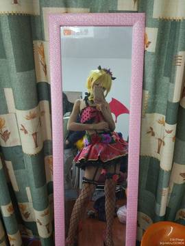 《lovelive！》绚濑绘里小恶魔 C O S P L A Y_在棚子拍片了，自拍留念吧 (6)