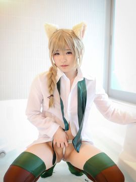 [SEVEN D SISTERS] 145㌢Eカップ黒髪ぱっつん美少女レイヤーこむぎ 17リーネ_151