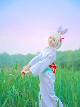 《阴阳师》山兔和服 C O S P L A Y_阴阳师：幸运的山兔 (6)