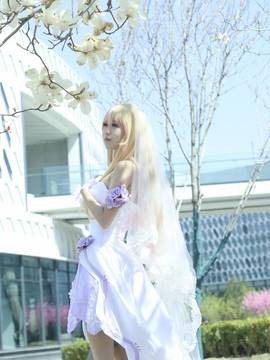 《MACROSS F》 银河妖精 SherylNome婚纱 C O S P L A Y_0003