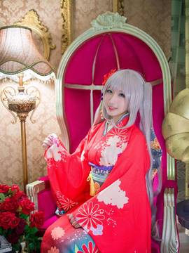 《Fate Grand Order》玛丽·安托瓦内特日式和服 C O S P L A Y_0002