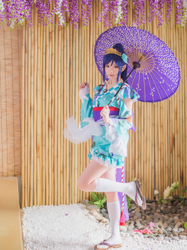 《love live sunshine》松浦果南浴衣 C O S P L A Y_0006