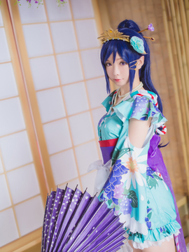 《love live sunshine》松浦果南浴衣 C O S P L A Y_0008
