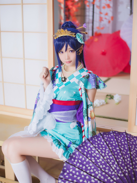 《love live sunshine》松浦果南浴衣 C O S P L A Y_0009