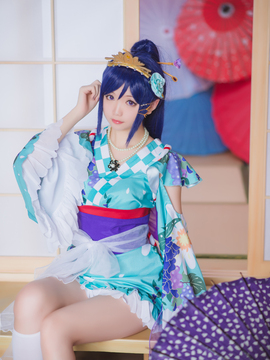 《love live sunshine》松浦果南浴衣 C O S P L A Y_0010