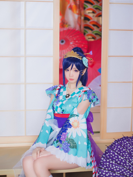 《love live sunshine》松浦果南浴衣 C O S P L A Y_0014