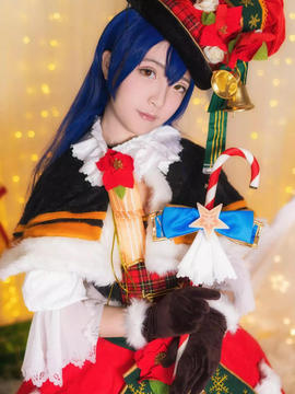 《Love Live! 》海爷唱诗班圣诞节觉醒 C O S P L A Y_海未 (17)