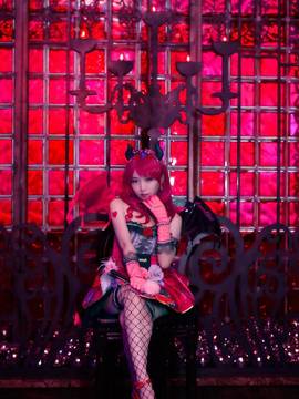 《lovelive！》西木野真姬 小恶魔觉醒Ver C O S P L A Y_LoveLive!西木野真姬 maki 小恶魔 (2)