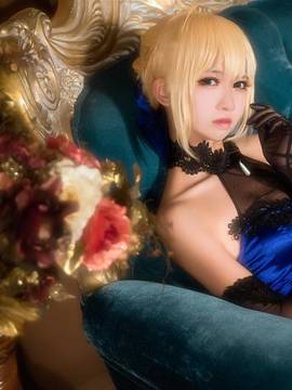 《FateGrand Order》extella saber礼服 C O S P L A Y_《Fate》saber-蓝礼服 (7)