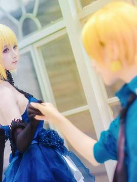《FateGrand Order》extella saber礼服 C O S P L A Y_双王金剑 (6)