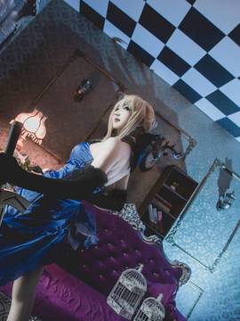 《FateGrand Order》extella saber礼服 C O S P L A Y_【fateextella】saber 蓝礼服 ver (3)