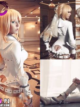 [disharmonica] Saber bride cosplay by Helly von Valentine
