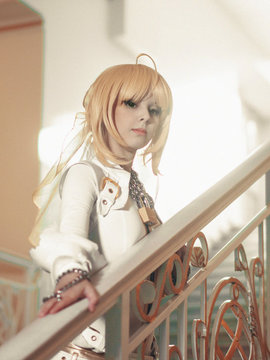 [disharmonica] Saber bride cosplay by Helly von Valentine_020