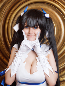 [Disharmonica] DanMachi - Hestia cosplay by Helly von Valentine_006