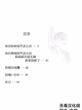 [无毒汉化组] (C79) [きくらげ屋 (きくらげ)] 俺の妹がこんなに! (俺の妹がこんなに可愛いわけがない)_003