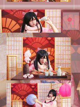 《Love Live！》矢泽妮可可爱粉色浴衣C O S PLAY_0021