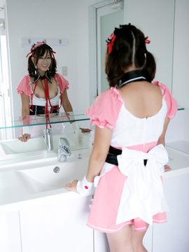 [1000giri] 涼宮ハルヒの憂鬱、みくるちゃんコスでエッチなメイド！ [カンナ]_060