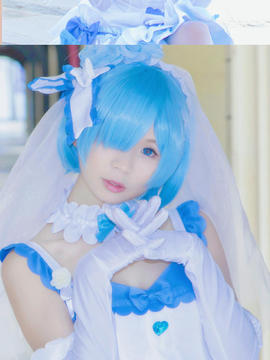 《Re从零开始的异世界生活》蕾姆同人婚纱 C O S P L A Y_0001