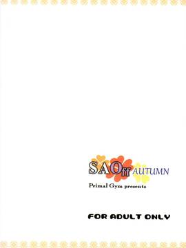 [空気系☆漢化] (こみトレ29) [Primal Gym (カワセセイキ)] SAOff AUTUMN (ソードアート·オンライン)_023