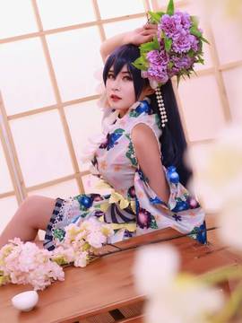 《lovelive！》田园海未觉醒浴衣C O S P L A Y_0010