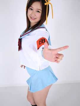 [Cosdoki]  Suzumiya Haruhi cosplay by Riana Abe_003