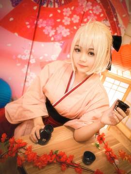 《FATE》樱saber 冲田总司  C O S P L A Y_fateGrand order 冲田总司 (9)