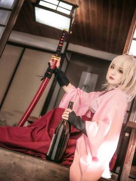 《FATE》樱saber 冲田总司  C O S P L A Y_冲田总司=从今以后交给最强无敌的冲田小姐我吧= (2)