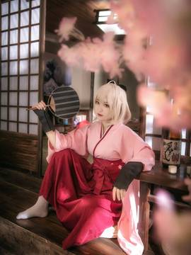 《FATE》樱saber 冲田总司  C O S P L A Y_FateGrand Order 冲田酱的大胜利 (10)