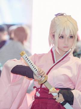 《FATE》樱saber 冲田总司  C O S P L A Y_场照 7.9樱总司saber (1)