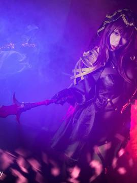 《FateGrand Order》斯卡哈枪兵紧身衣 C O S P L A Y_师匠 斯卡哈 fatego fate grand order (6)