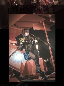 《FateGrand Order》斯卡哈枪兵紧身衣 C O S P L A Y_斯卡哈&cos正片 (1)