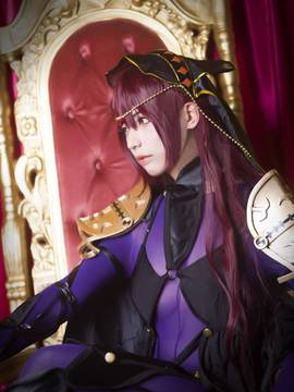 《FateGrand Order》斯卡哈枪兵紧身衣 C O S P L A Y_斯卡哈&cos正片 (6)
