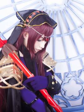 《FateGrand Order》斯卡哈枪兵紧身衣 C O S P L A Y_斯卡哈&cos正片 (8)
