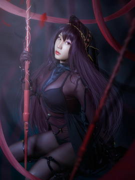 《FateGrand Order》斯卡哈枪兵紧身衣 C O S P L A Y_斯卡哈 (9)