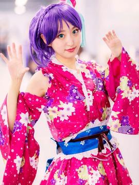 《lovelive！》东条希浴衣觉醒 C O S P L A Y_北京第五届cospace场照 东条希浴衣觉醒ver. (3)