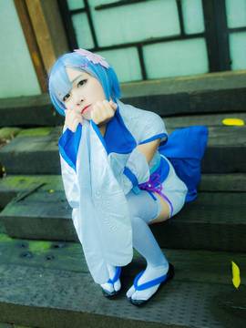 《Re从零开始的异世界生活》蕾姆幼年和服 C O S P L A Y_0003