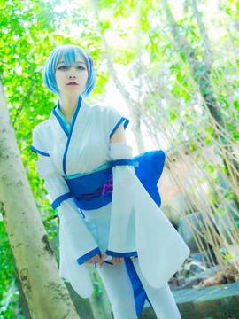 《Re从零开始的异世界生活》蕾姆幼年和服 C O S P L A Y_0008